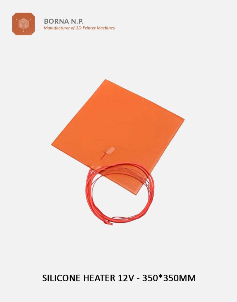 گرم کن سیلیکونی 12 ولت سایز 350*350 میلیمتر