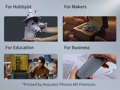پرینتر سه بعدی رزینی M3 Premium