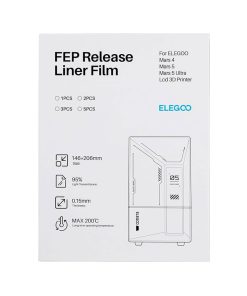 فیلم FEP پرینتر سه بعدی رزینی ELEGOO Mars 4 / 5 / 5 Ultra