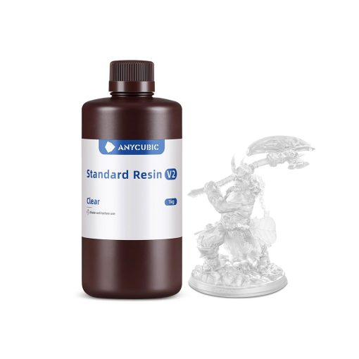 رزین استاندارد V2 پرینتر سه بعدی برند ANYCUBIC رنگ شفاف