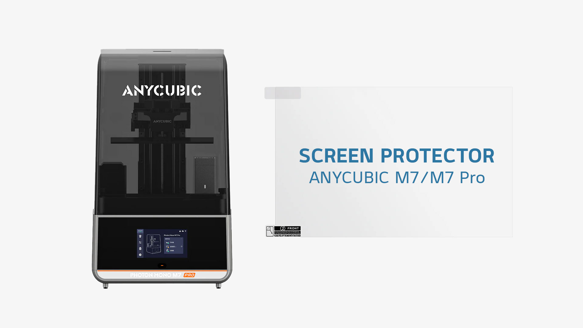 محافظ ال سی دی پرینتر سه بعدی ANYCUBIC M7 / M7 Pro 1 anycubic screen protector m7 m7pro feature 01