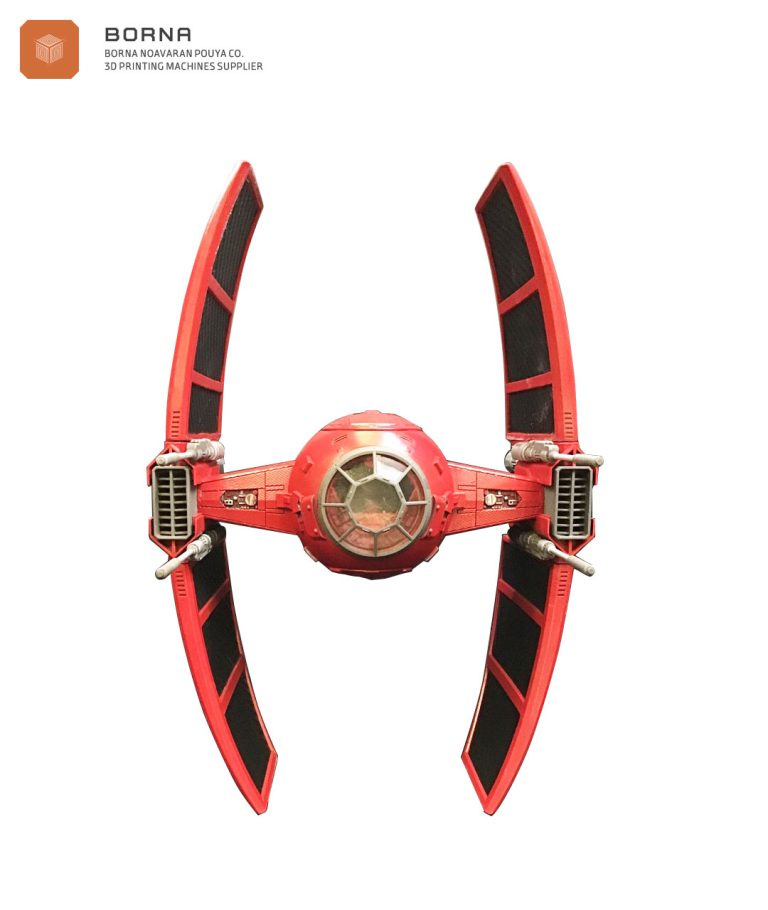 مدل سه‌بعدی فضاپیمای TIE Interceptor