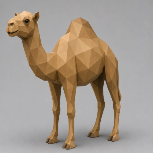 مدل سه‌ بعدی شتر